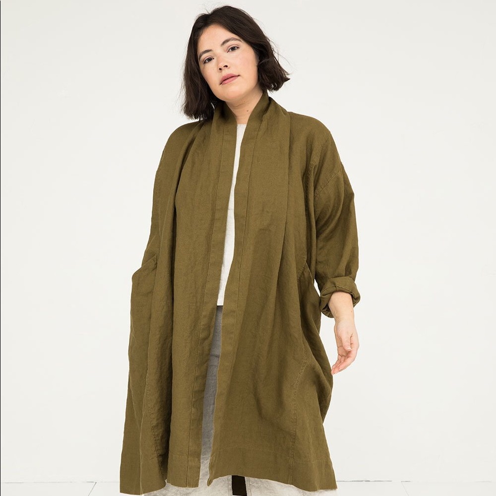 ISO: Elizabeth Suzann Linen Clyde Trench XS/XXS